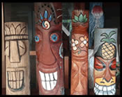Bloody Thumb Tikis | Island Art Studio | Tropical Art | Bocas del Toro 